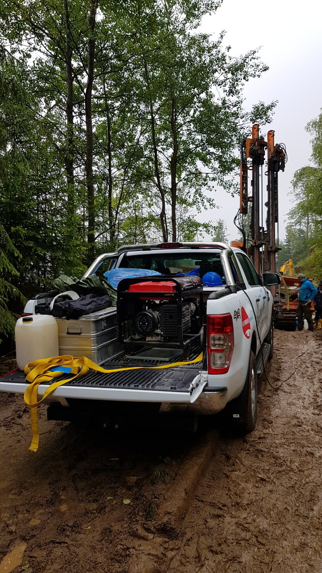 Field work and sampling (Photo: Wolfgang Bauer)