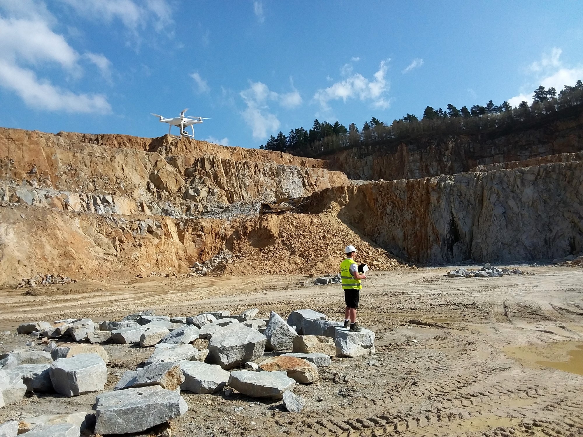 Drone in action at Blauberg (image: Drews)