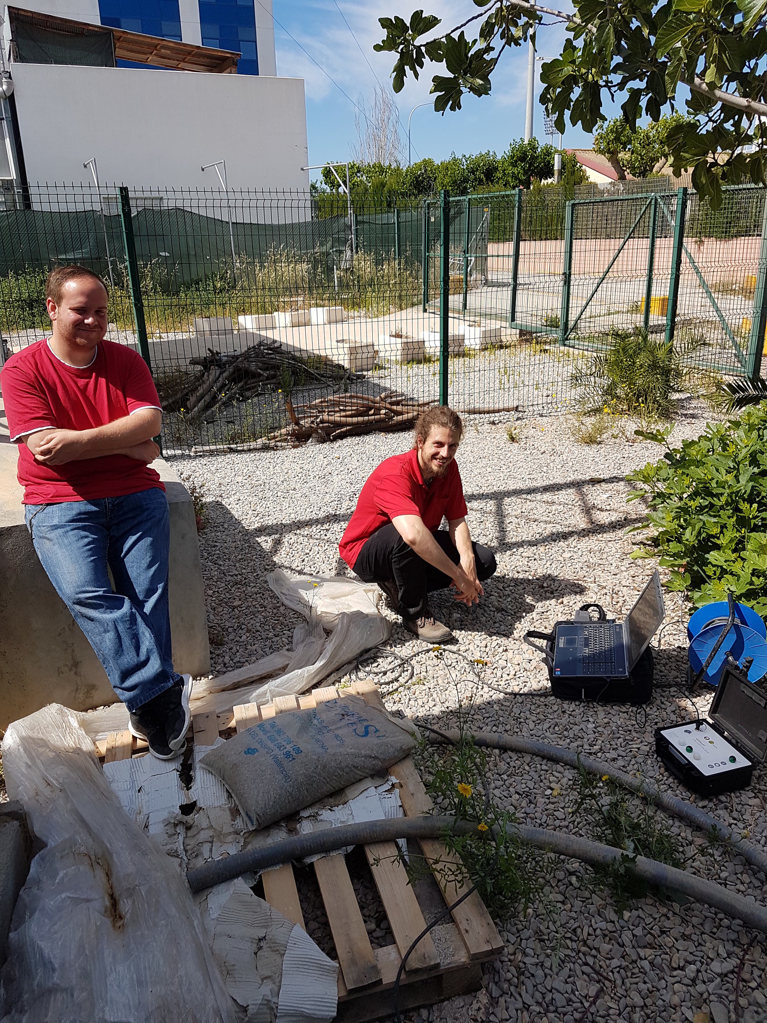 In Erwartung der Mess-Ergebnisse (Foto: D. Bertermann)