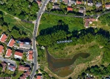 Protection concept for municipal flood events (Googlemaps)